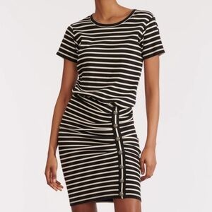 Veronica Beard Cortland Striped Mini Dress